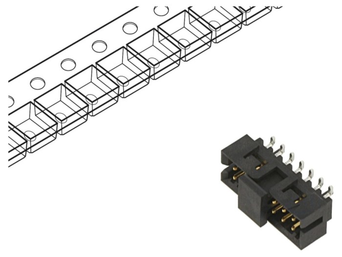 Conector PCB Milli-Grid 2mm pentru Cablu