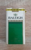 RAR : Pachet PLIN cu tigari RALEIGH anii 1980, MADE IN USA