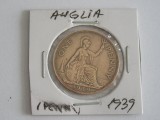 C50 - Moneda foarte veche - Anglia - one penny - 1939