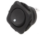 Rocker Switch SPST ON-OFF 10A 28VDC Negru