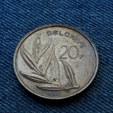 2o - 20 Francs 1980 Belgia, Europa