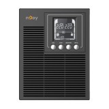 Cumpara ieftin UPS Echo Pro nJoy, 1000 VA, 800 W, 3 prize Schuko, dubla conversie, Negru