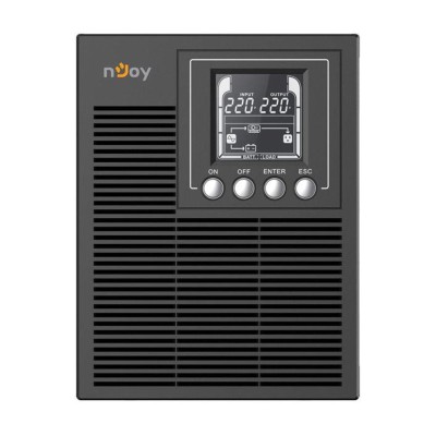 UPS Echo Pro nJoy, 1000 VA, 800 W, 3 prize Schuko, dubla conversie, Negru foto