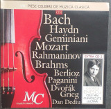 2 CD Bach Haydn Gemianiani Mizart Brahms Berlioz Paganini Dvorak George Enescu