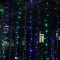 Instalatie de Craciun Tip Perdea Fir Transparent 3 X 2 m 240 Leduri Multicolor 2785MC