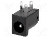 Conector alimentare DC, {{Tensiune nominala}}, {{Numarul de pini}} pini, seria {{Seria producatorului}}, 5,5/2,1mm. NINIGI - PC-GK2.1