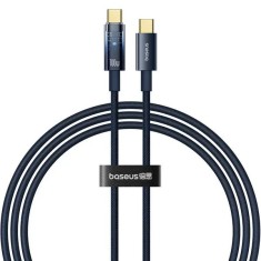 CABLU alimentare si date Baseus Explorer, Fast Charging Data Cable pt. smartphone, USB Type-C la USB Type-C 100W, oprire automata incarcare, braided, foto