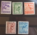 Romania 1937 - Balcaniada de Atletism MNH