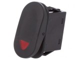 Rocker Switch ON-OFF 21A 14VDC cu LED Neagră