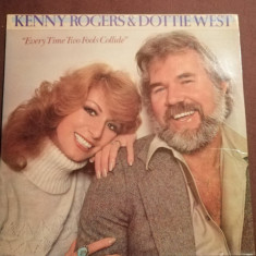 Kenny Rogers Dottie West Every time two fools collide UA 1978 India vinil vinyl