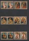 Burundi 1973 - Craciun Picturi &quot;Fecioara cu Pruncul&quot; x2 NEDANTELATE 6v MNH, Nestampilat