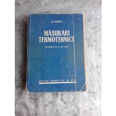 MASURARI TERMOTEHNICE- G.A.MURIN EDITIE BROSATA