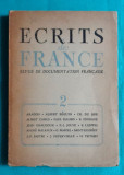 Ecrits de France Nr 2 din 1946 ( Benjamin Fondane Paul Eluard Picasso )