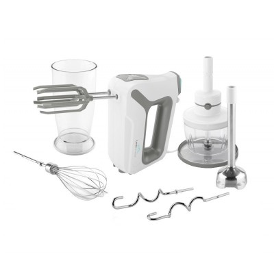 Mixer de mana 5 in 1 ETA Lento 2051 90000, 600 W, 4 viteze, impuls vitezxa maxima, gri/alb foto