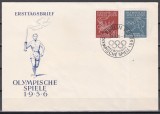 Germania DDR (RDG) 1956 - Jocurile Olimpice - Melbourne, FDC