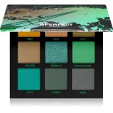 BPerfect Compass of Creativity paletă cu farduri de ochi culoare East Emeralds 110 g