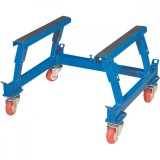 Carucior Service Ajustabil K&amp;L, 33-50cm latime, Roti Pivotante Neopren, MX_NEW 359872PE