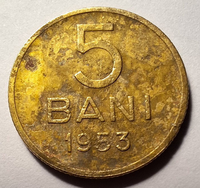 Moneda 5 bani 1953 (#2)