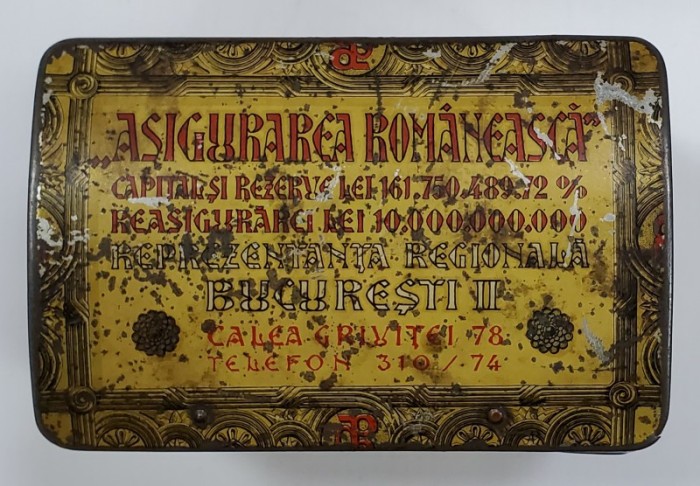 ASIGURAREA ROMANEASCA, PUSCULITA METALICA PERIOADA INTERBELICA