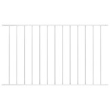 vidaXL Panou de gard, alb, 1,7 x 0,75 m, oțel vopsit electrostatic