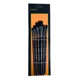 Pensula Cnx Corot, varf nylon lat, nr. 2, 4, 6, 8, 10, 12, set 6 buc