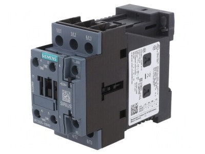 Contactor 3-polar 24VDC 17A 3RT2025-1KB40 foto