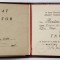 ATESTAT DE INVATATOR , CARNET EMIS DE MINISTERUL INVATAMANTULUI LA 10 AUGUST 1956