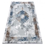 Covor acril VALS 09987A C69 74 Ornament Rozetă gri / fildeş, 80x100 cm