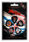 Cumpara ieftin Set 5 pene pentru chitara - Judas Priest Turbo Plectrum Pack | Rock Off