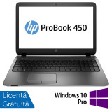 Cumpara ieftin Laptop Refurbished HP ProBook 450 G3, Intel Core i3-6100U 2.30GHz, 8GB DDR3, 256GB SSD, DVD-RW, 15.6 Inch, Tastatura Numerica, Webcam + Windows 10 Pro