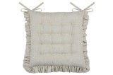 Pernă De Scaun Aline 38X38 Cm, Culoare Bej, 19% In 81% Bumbac