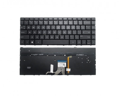 Tastatura laptop noua HP Spectre X360 13-W010CA 13-W013DX 13-W020CA 13-W023DX Backlit Without Frame UK foto