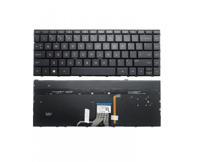 Tastatura laptop noua HP Spectre X360 13-W010CA 13-W013DX 13-W020CA 13-W023DX Backlit Without Frame UK