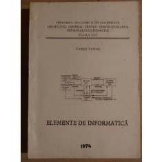 Elemente de informatica- Vasile Tamas