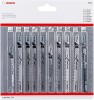 Bosch Set 10 panze ferastrau vertical T Clean Precision ProAdvanced PowerfulTools