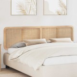 vidaXL Tăblie cap cu headboard natural 200 x 55 x 3 cm Ratan 42011567
