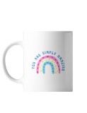 Cana alba personalizata &quot;You are simply amazing&quot;, INOVATIX&reg;. 330ml
