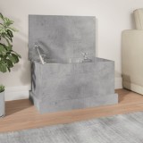VidaXL Cutie de depozitare, gri beton, 50x30x28 cm, lemn prelucrat