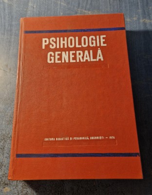 Psihologie generala Alexandru Rosca foto