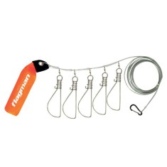 Franghie Flagman NK5 cu 5 clipsuri și plută