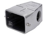 Carcasă conector HDC dimensiune 6B, pe cablu, IP65