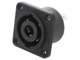 Conector Panel Speakon 8 Poli Bărbat NLT8MPXX-BAG, Neutrik