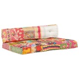 Cumpara ieftin Perna pentru canapea din paleti, multicolor, textil, petice