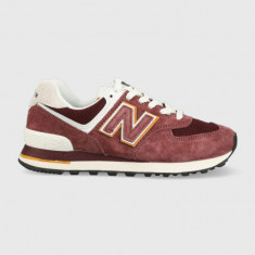 New Balance sneakers U574MO2 culoarea bordo U574MO2-MO2