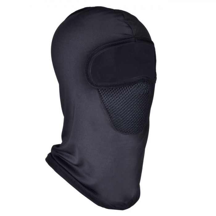 Cagulă Full Face, Skull Face, Plasă Nas și Gură, Negru, Poliester, One Size