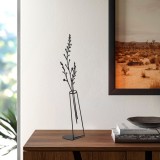 Cumpara ieftin Obiect decorativ Flowerpot Negru 12x50 cm