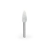 Raspel lacrima 6,4 mm coadă 3,2mm, Granulatie Saburr Foarte FINA - Alba