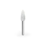 Raspel lacrima 6,4 mm coadă 3,2mm, Granulatie Saburr Foarte FINA - Alba