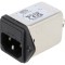 Conector alimentare AC soclu tată 4A 250V C14 FN261-4-06
