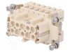 Conector HARTING HDC inserturi contact mamă 16A 400V 10 pini